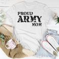 Proud Us Army Mom American Military Family Mother Gift Unisex T-Shirt Unique Gifts