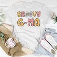Retro Groovy Gma Grandma Hippie Family Matching Mothers Day Unisex T-Shirt Unique Gifts