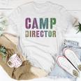 Rockin Camp Director Camping Host Chaos Coordinator Sign Unisex T-Shirt Funny Gifts