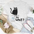 So What Funny Black Cat Cat Dad Cat Mom Kitten Unisex T-Shirt Unique Gifts