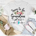 Soon To Be Grandma Est 2023 Pregnancy Announcement Floral Unisex T-Shirt Unique Gifts