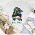 South Africa Girl South African Girl South Africa Woman Flag Unisex T-Shirt Unique Gifts