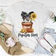 Sunflower Papillon Mom Dog Lover Gifts Gift For Womens Unisex T-Shirt Unique Gifts