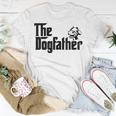 The Dogfather Pitbull Funny Father Dog Lover Gift Gift For Mens Unisex T-Shirt Unique Gifts