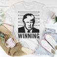 Trump Hot Winning 2024 45 47 Re-Elect President Unisex T-Shirt Unique Gifts