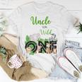 Uncle Of The Wild One | Zoos Happy Birthday Jungle Animal Unisex T-Shirt Unique Gifts