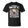 Proud Wife Of A World War 2 Veteran Ww2 Military Spouse Gift  Men Women T-shirt Graphic Print Casual Unisex Tee