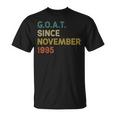 27 Geburtstag 27 Jahre Alte Ziege Seit November 1995 T-Shirt