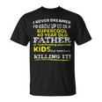 40Th Birthday For Father Dad From Kids Forty Year T-Shirt