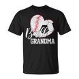 Ball Grandma Both Of Soccer Baseball Gifts Women Mothers Day Unisex T-Shirt