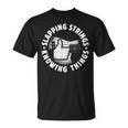 Bass Guitar Slapping Strings Knowing Things For Bassist T-Shirt