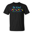 Be Kind Autism Awareness Puzzle Unisex T-Shirt
