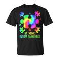 Be Kind Puzzle Tie Dye Autism Awareness Toddler Kids Unisex T-Shirt