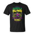 Beads Bling Mardi Gras Thing Mask New Orleans Carnival T-Shirt