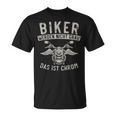 Biker Werden Nicht Grau Das Ist Chrom Lustiges Motorrad T-Shirt