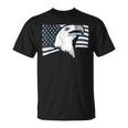 Bird Brave Amerikanische Flagge T-Shirt