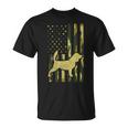 Camo Flag Beagle Vintage Animal Pet Hound Dog Patriotic T-shirt