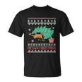 Cat Ugly Christmas Gift Meowy For Christmas Cats Lover Unisex T-Shirt