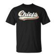 Chiefs Name Personalized Vintage Retro Chiefs Sport Name T-shirt