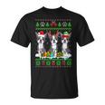 Christmas Boston Terrier Dog Puppy Lover Ugly Xmas Sweater T-shirt