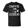 Crappie Legend Fischer Angler T-Shirt