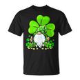 Cute Gnome Lucky Shamrock Clover St Patricks Day Boys Girls T-Shirt