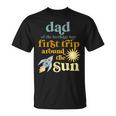Mens Dad Outer Space 1St Birthday First Trip Around The Sun Baby T-Shirt