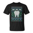 Dental Hygienist Ugly Christmas Cool Gift Funny Holiday Cool Gift Unisex T-Shirt