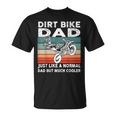 Dirtbike Motocross Dirt Bike Dad Mx Vintage T-Shirt