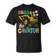 Eggs Cavator Happy Easter Excavator Hunting Egg Kids Funny Unisex T-Shirt