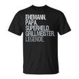 Ehemann Papa Grillmeister T-Shirt