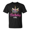 Einhorn Geburtstag Papa Des Geburtstags Mädchen Geschenk T-Shirt