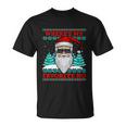 Evil Santa Wheres My Favorite Ho Funny Ugly Christmas Gift Unisex T-Shirt