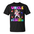 Family Matching Birthday Princess Girl Dabbing Unicorn Uncle Unisex T-Shirt