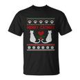 Funny Merry Catmas Ugly Christmas Sweater Gift Unisex T-Shirt