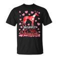 Funny Whippet Is My Valentine Dog Lover Dad Mom Boy Girl Unisex T-Shirt
