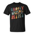 Groovy Mimi Retro Colorful Flowers Design Grandma Unisex T-Shirt