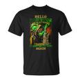 Hello Darkness My Old Friend Ive Come To Drink With Skull Unisex T-Shirt