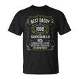 Herren 65 Geburtstag Mann Geschenk Best Daddy Papa Vater 1958 T-Shirt