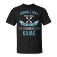 Herren Kajak Opa Paddel Wassersport Kanu Kayak Kajakfahrer T-Shirt