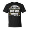 Herren Name Ludwig Vorname Namensgeschenke Namenstag T-Shirt