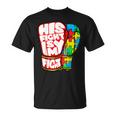 His Fight Is My Fight Autism Awareness Day For Mom Dad Unisex T-Shirt