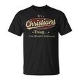 Its A Christians Thing You Wouldnt Understand Personalized Name Gifts With Name Printed Christians Unisex T-Shirt