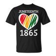 Junenth 1865 African American Freedom Day Unisex T-Shirt