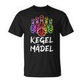 Kegel Mädel Kegelverein Kegelkönigin Sport Damen Kegeln T-Shirt