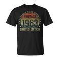 Legenden 1963 Jahrgang T-Shirt, 60. Geburtstag Mann