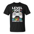 Level 100 Days Of School Completed Gamer Unisex T-Shirt