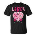Loser Lover Heart Dripping Low Triple Pink Matching Unisex T-Shirt