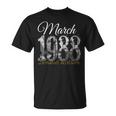 March 1988 - 35 Year Old 1988 35Th Birthday Gift Unisex T-Shirt