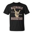 Mechanic Garage Car Enthusiast Man Cave Design For Garage Gift For Mens Unisex T-Shirt